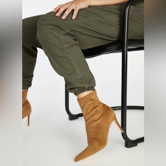 JustFab | Khloy Stretch Stiletto Bootie | NIB! - Picture 1 of 8